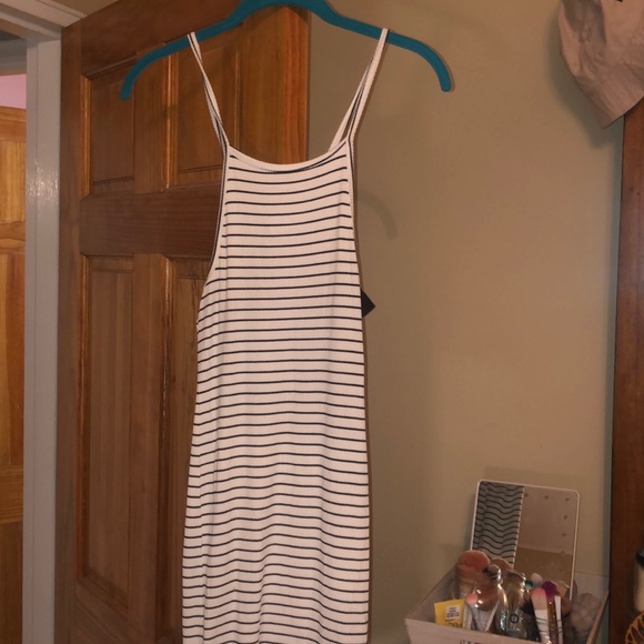 Black & White Striped Dress - Picture 1 of 3